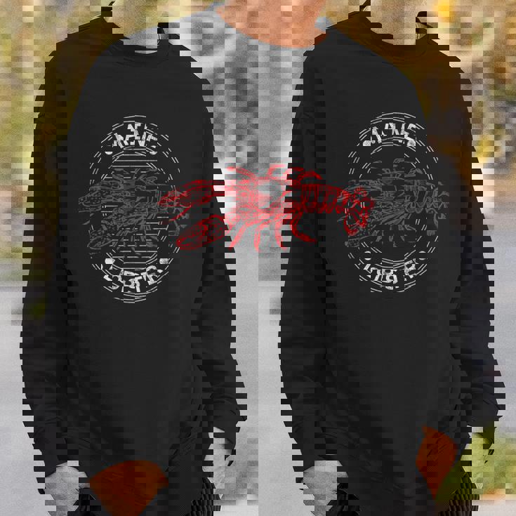 ヴィンテージ ロブスター メインバイブ シーフード 煮沸 メインロブスター スウェットシャツ 彼への贈り物