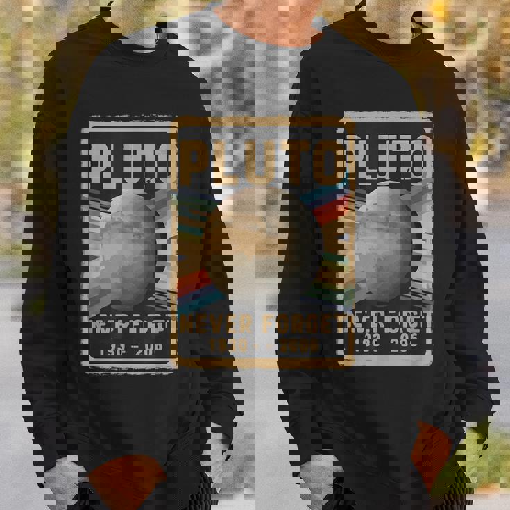 ヴィンテージ 冥王星 Never Forget 2006 天文学 天体物理学 面白い スウェットシャツ 彼への贈り物