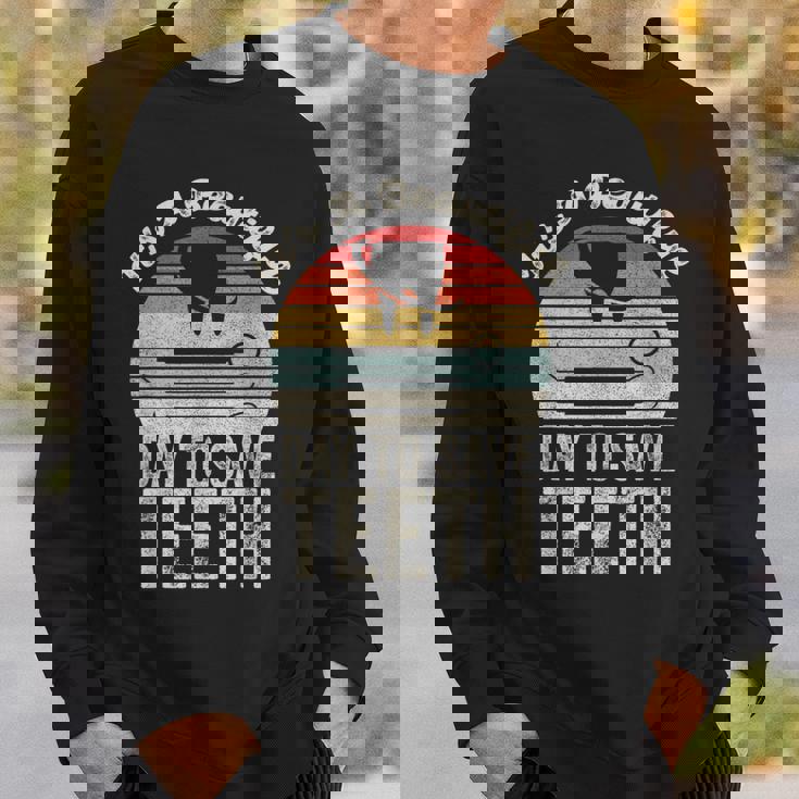 ヴィンテージ 歯医者 歯医者 美人の日 スウェットシャツ 彼への贈り物