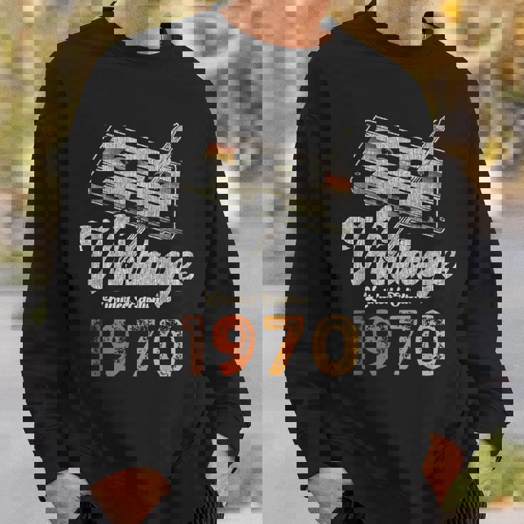 ヴィンテージ1970 カセット・ペンシル 55歳の誕生日 スウェットシャツ 彼への贈り物