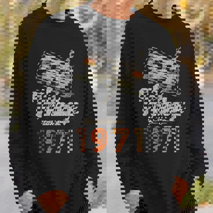 ヴィンテージ1971 カセット・ペンシル 54歳の誕生日 スウェットシャツ 彼への贈り物