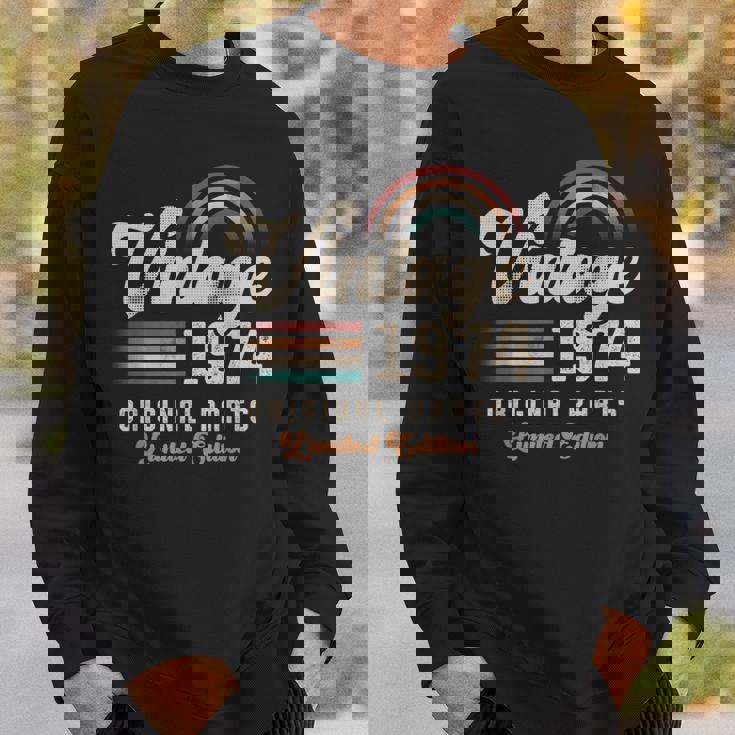 ヴィンテージ1974年、誕生年51年 レトロ スウェットシャツ 彼への贈り物