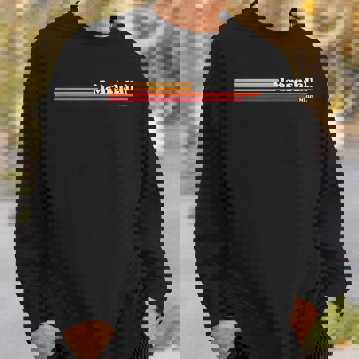 ヴィンテージ1980年代グラフィックスタイルマーシャルミネソタ州 スウェットシャツ 彼への贈り物