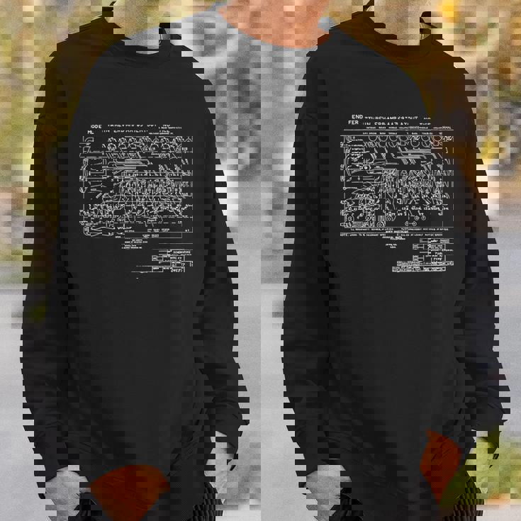 ヴィンテージギターアンプ 図面 スウェットシャツ 彼への贈り物