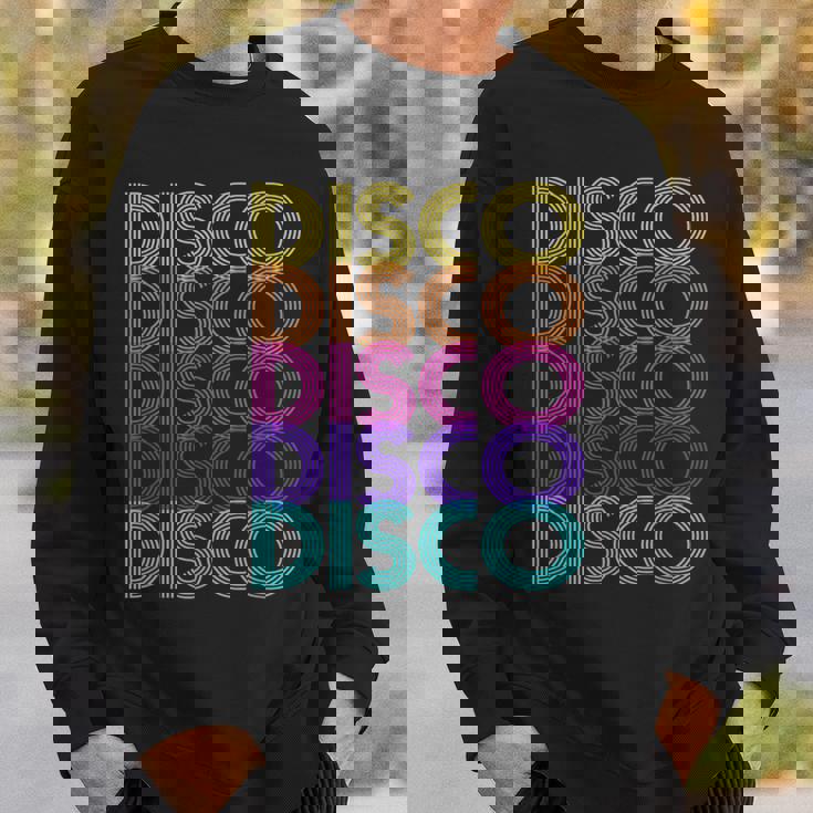 ヴィンテージスタイル ダンシング レトロ ディスコ スウェットシャツ 彼への贈り物