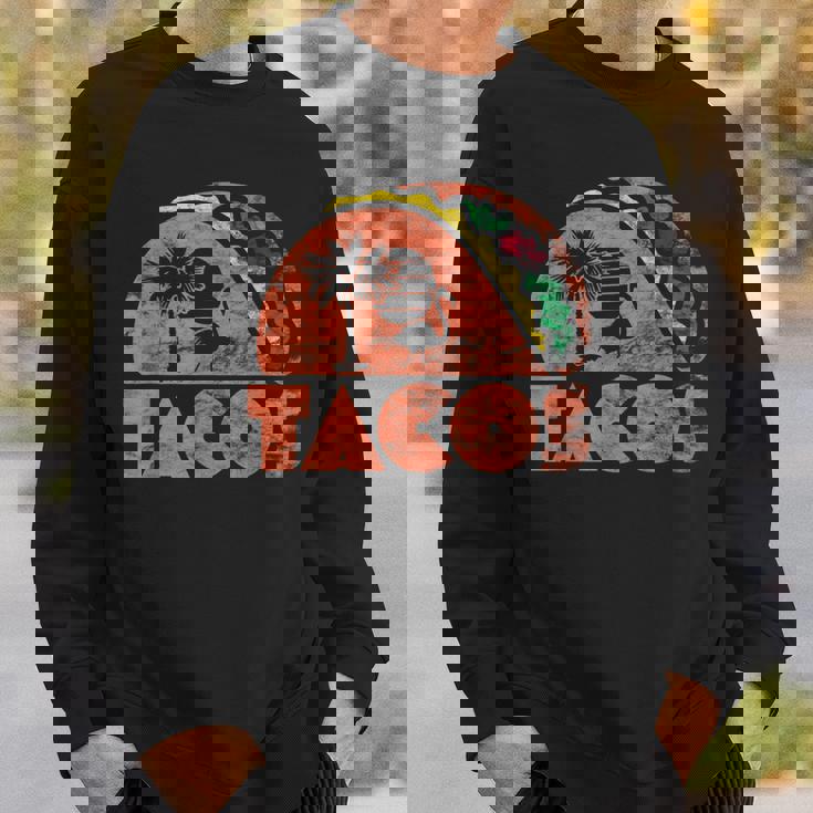 ヴィンテージタコスレトロビーチスタイル。 スウェットシャツ 彼への贈り物