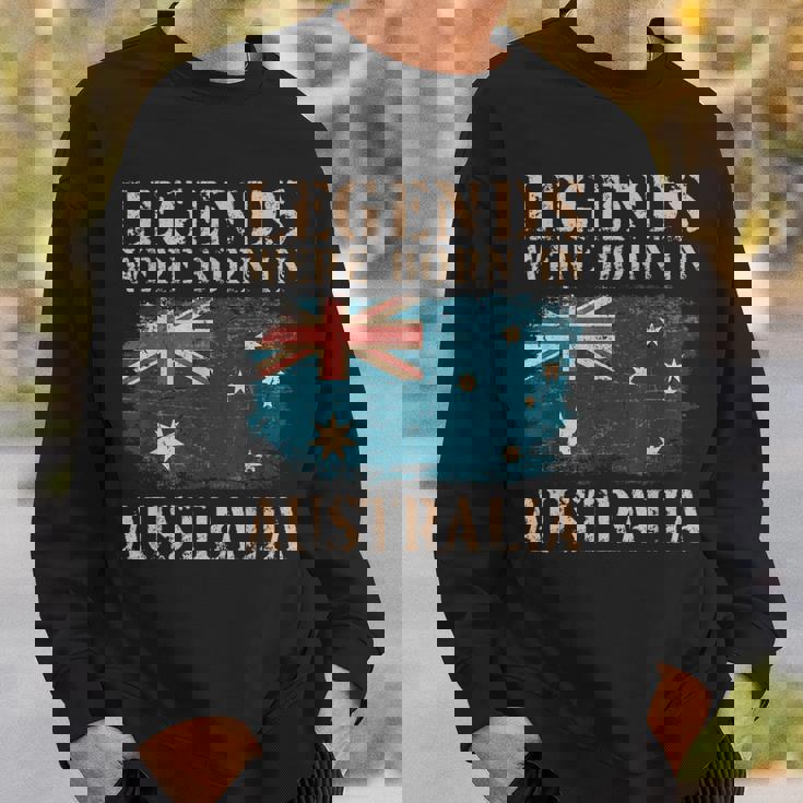 ヴィンテージデザインオーストラリア国旗オーストラリア スウェットシャツ 彼への贈り物