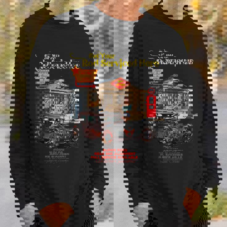 ヴィンテージラットロッドtシャツ ピンナップガール メンズtシャツ スウェットシャツ 彼への贈り物