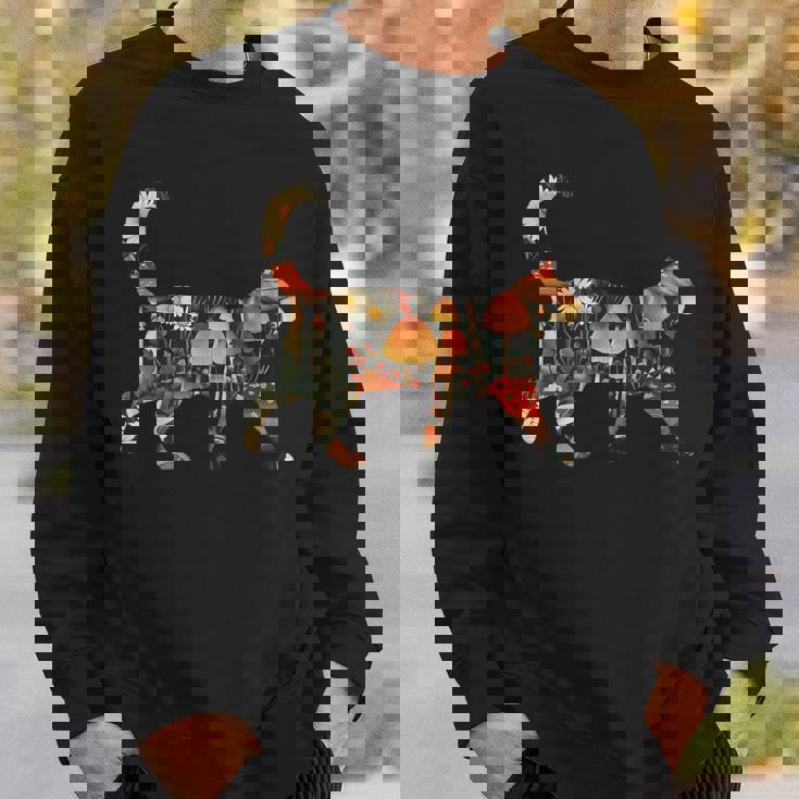 ヴィンテージ・シルエット きのこ草原 コタゴラス・キャット スウェットシャツ 彼への贈り物