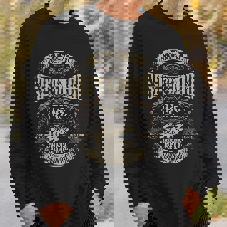 ヴィンテージ還暦祝い 1965年9月生まれ 60歳 スウェットシャツ 彼への贈り物