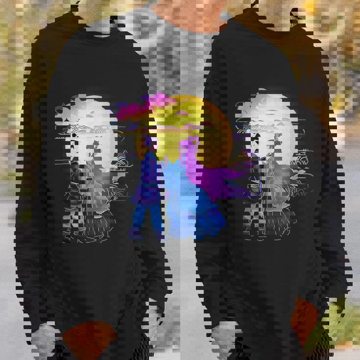 七夕ジャパン I 七夕 ギフトと日本語 スウェットシャツ 彼への贈り物