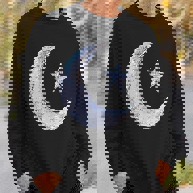 三日月と星 スウェットシャツ 彼への贈り物