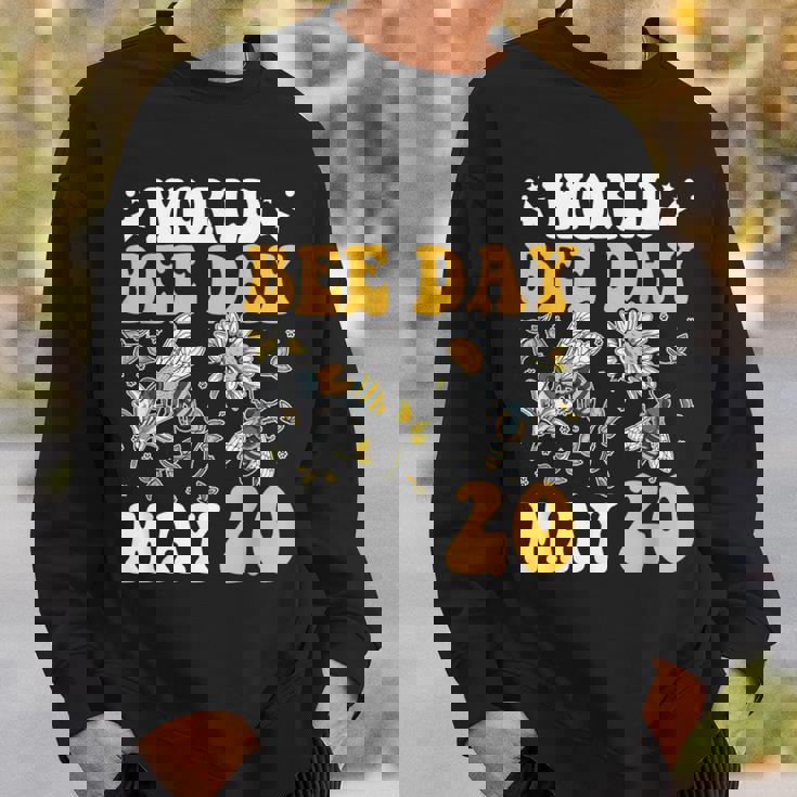 世界ミツバチの日 ミツバチ スウェットシャツ 彼への贈り物