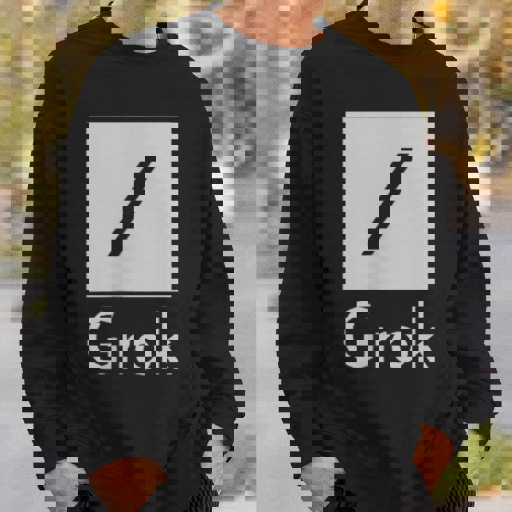 両面 Grok Ai 人工知能研究 スウェットシャツ 彼への贈り物