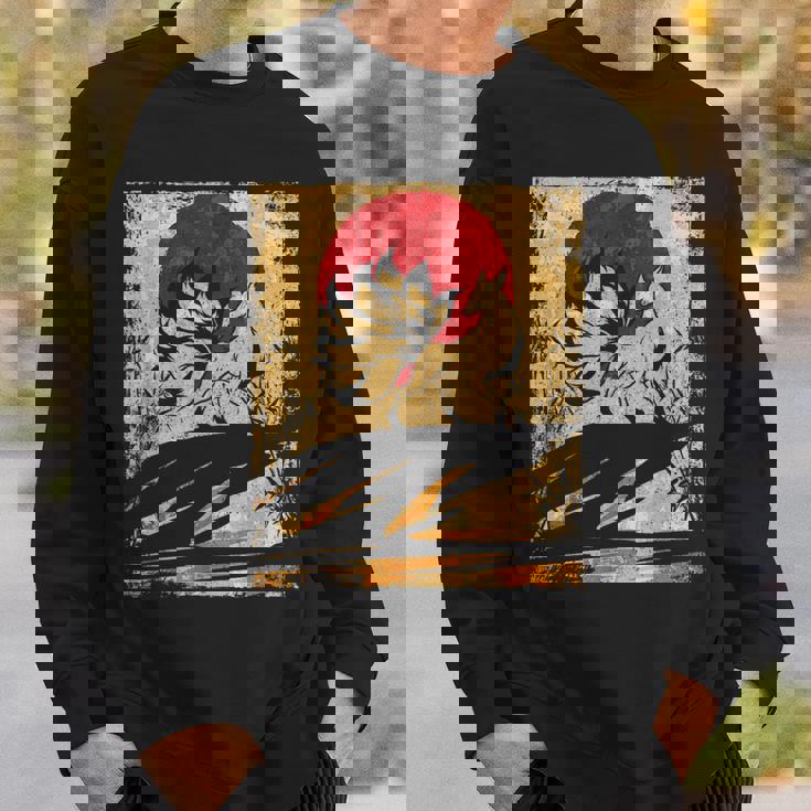 九尾の狐 日本のレトロアート スウェットシャツ 彼への贈り物