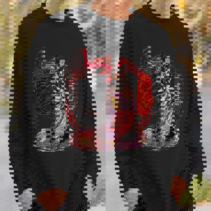 二口恩納怪獣妖怪 古代日本神話 神々 スウェットシャツ 彼への贈り物