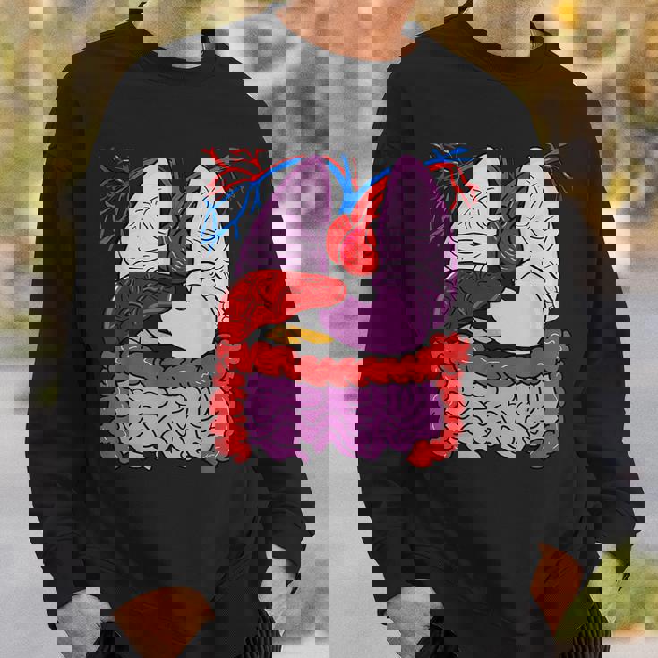 人体の解剖学 スウェットシャツ 彼への贈り物