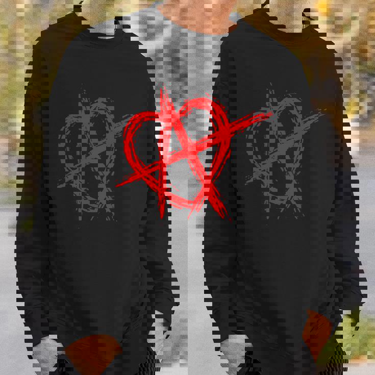 人間関係アナーキー シンボル・ロゴ Ra 恋愛関係アナーキー スウェットシャツ 彼への贈り物