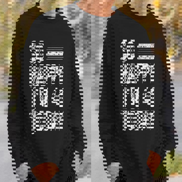 今日で41歳、おめでとう。 スウェットシャツ 彼への贈り物