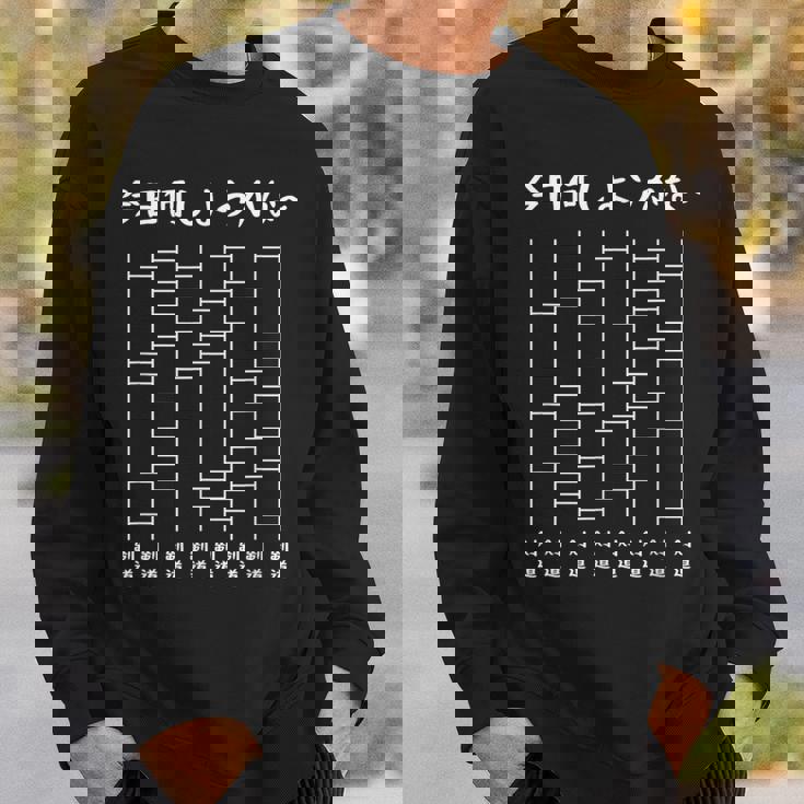 今日何しようかなー あみだくじの面白ネタ 剣道 あみだくじ ギャグ 剣道部 剣道好き おもしろ スウェットシャツ 彼への贈り物