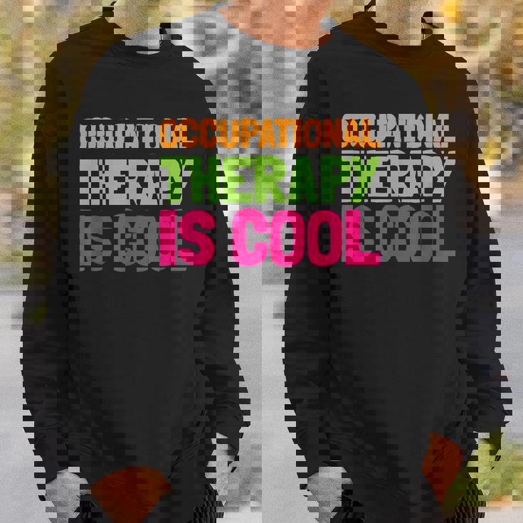 作業療法士作業療法はかっこいい スウェットシャツ 彼への贈り物