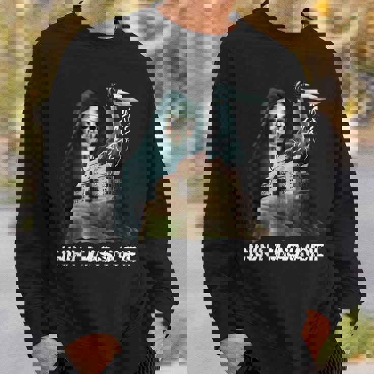 修道女虐殺サバイバルホラーゲームマニアック スウェットシャツ 彼への贈り物