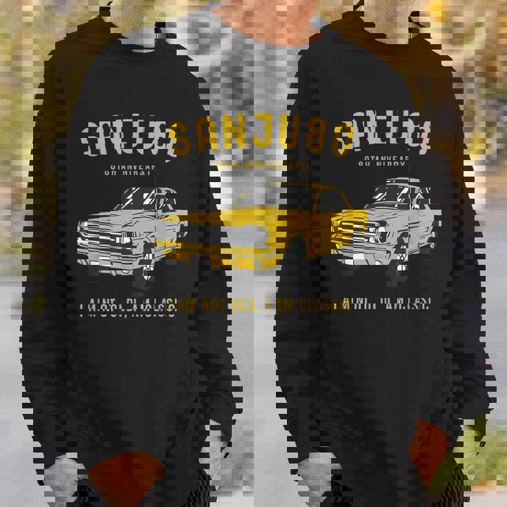 傘寿祝い 車好き 父 男性 父の日 クラシックカー 80歳 I'm Not Old I'm Classic スウェットシャツ 彼への贈り物