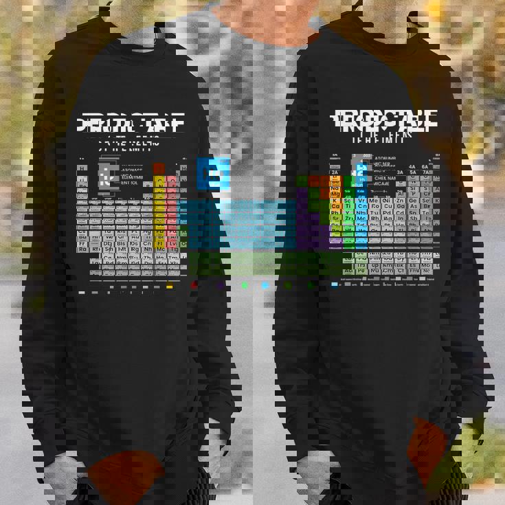 元素周期表 化学 スウェットシャツ 彼への贈り物