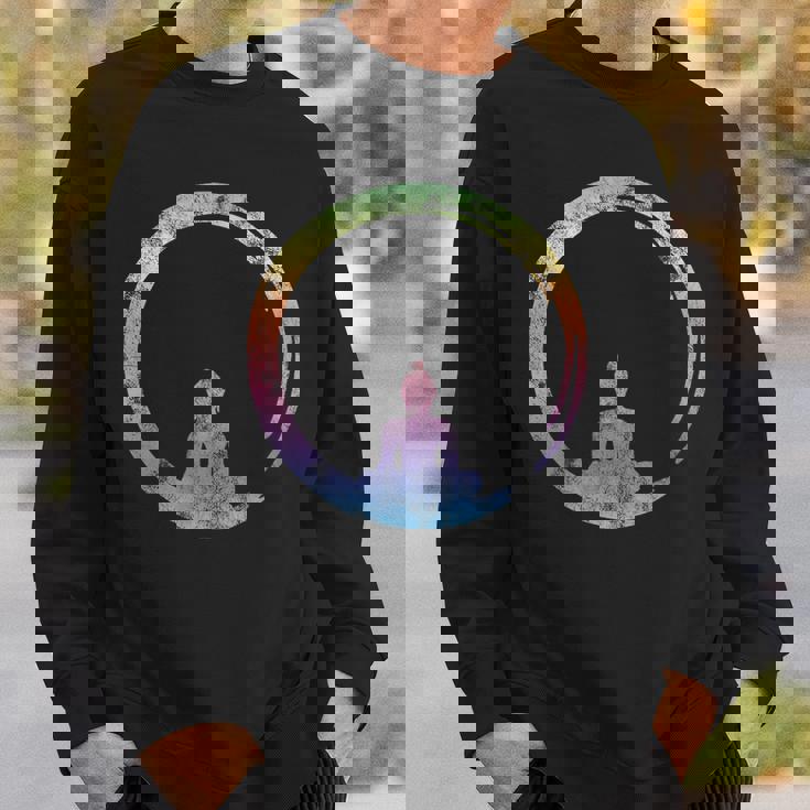 円宗 禅 円 仏 瞑想 日本 書道 ヨガ スウェットシャツ 彼への贈り物