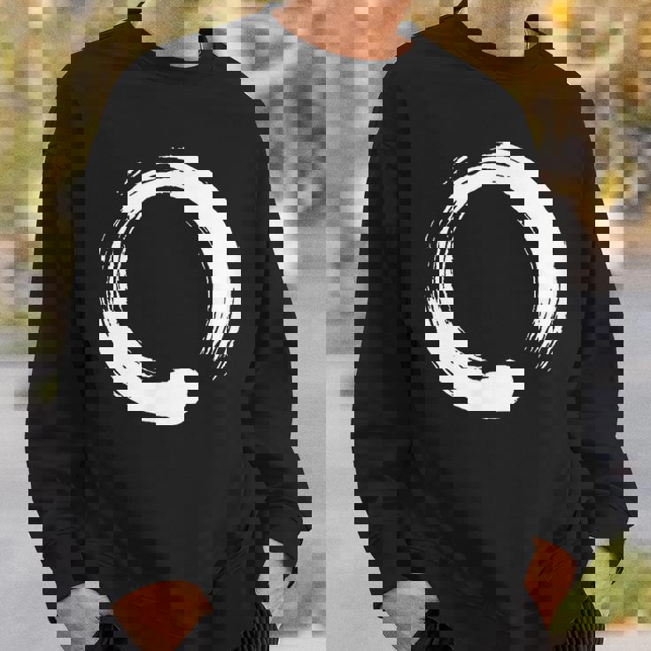 円相、禅、円、シンボル、仏教、仏、瞑想ヨガ スウェットシャツ 彼への贈り物