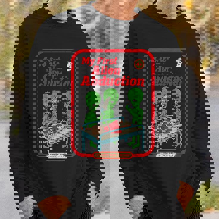 初めてのエイリアンアブダクション ヴィンテージチャイルドゲーム ホラーゴスパンク スウェットシャツ 彼への贈り物