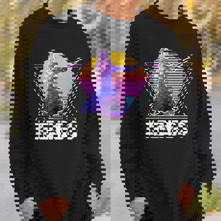 剣道 日本武道 レトロ ヴィンテージ ヴェイパーウェーブ 90年代 スウェットシャツ 彼への贈り物