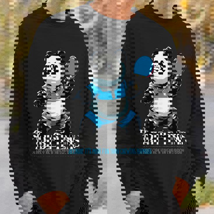 卓球 パンダ 卓球 スウェットシャツ 彼への贈り物