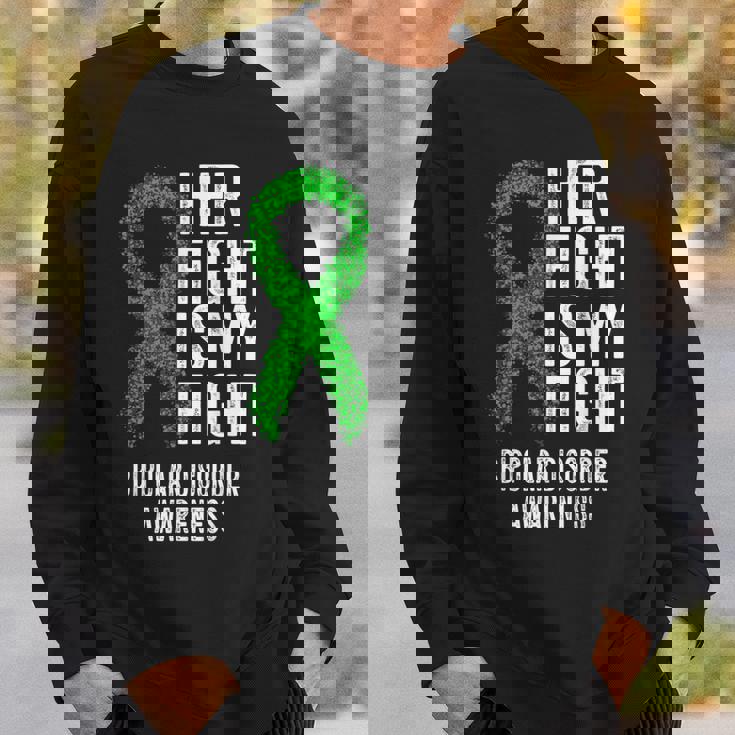 双極性障害彼女の戦いは私の戦い双極性障害 スウェットシャツ 彼への贈り物