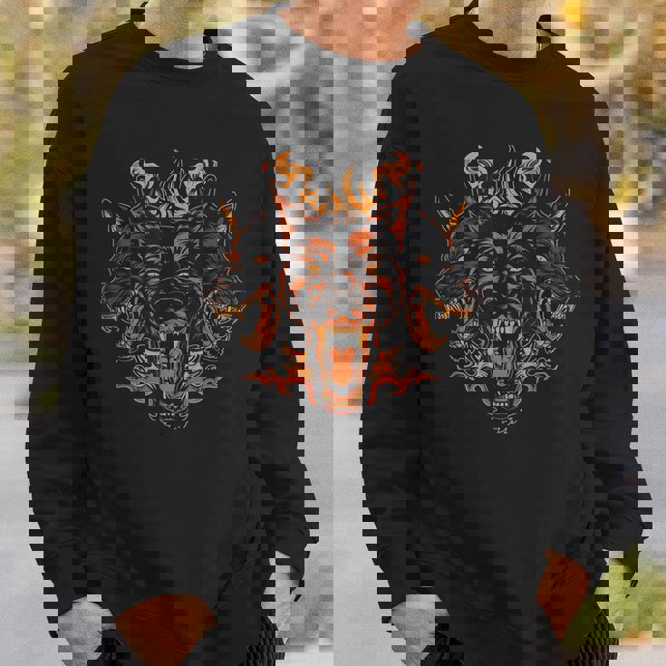 古代ギリシャ神話 ケルベロス 三頭犬 ケルベロス スウェットシャツ 彼への贈り物