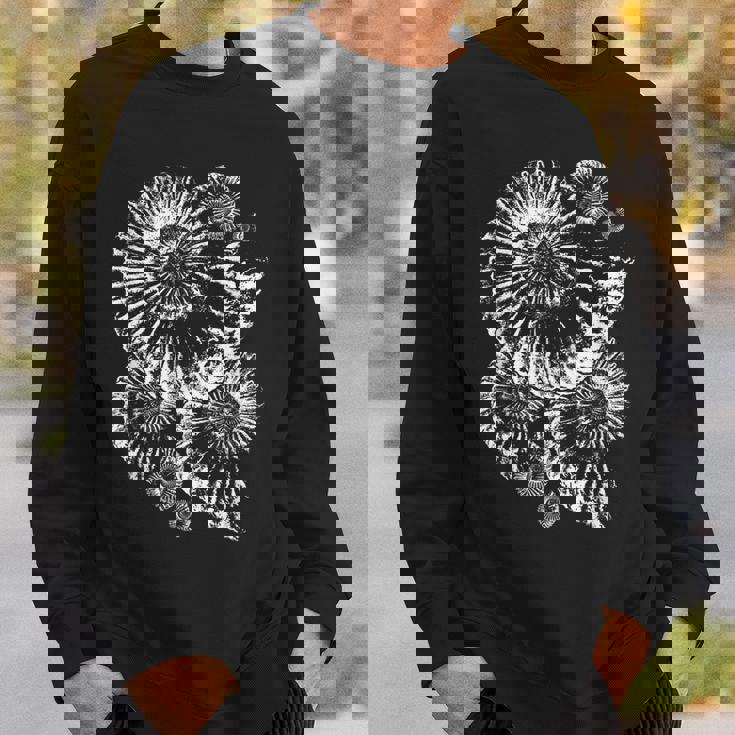 古生物学者化石アンモナイト スウェットシャツ 彼への贈り物