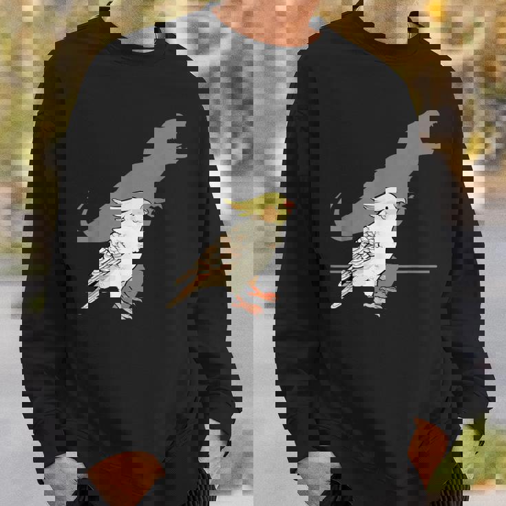 叫ぶオカメインコ オカメインコ好き かわいい 鳥ジョーク 鳥好き インコの飼い主 いんこの飼い主 インコ スウェットシャツ 彼への贈り物