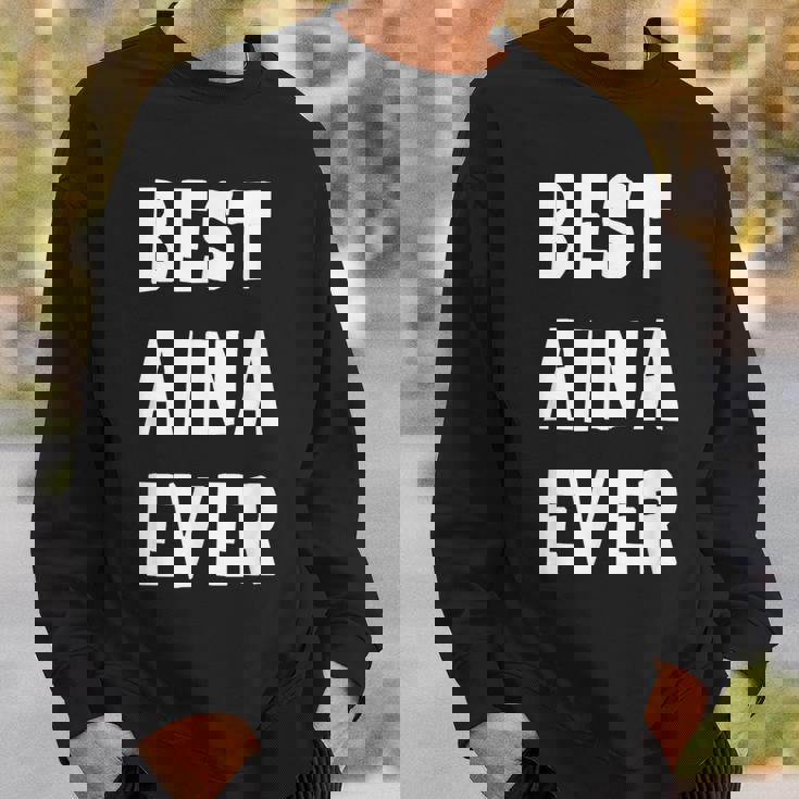 史上最高の Aina スウェットシャツ 彼への贈り物