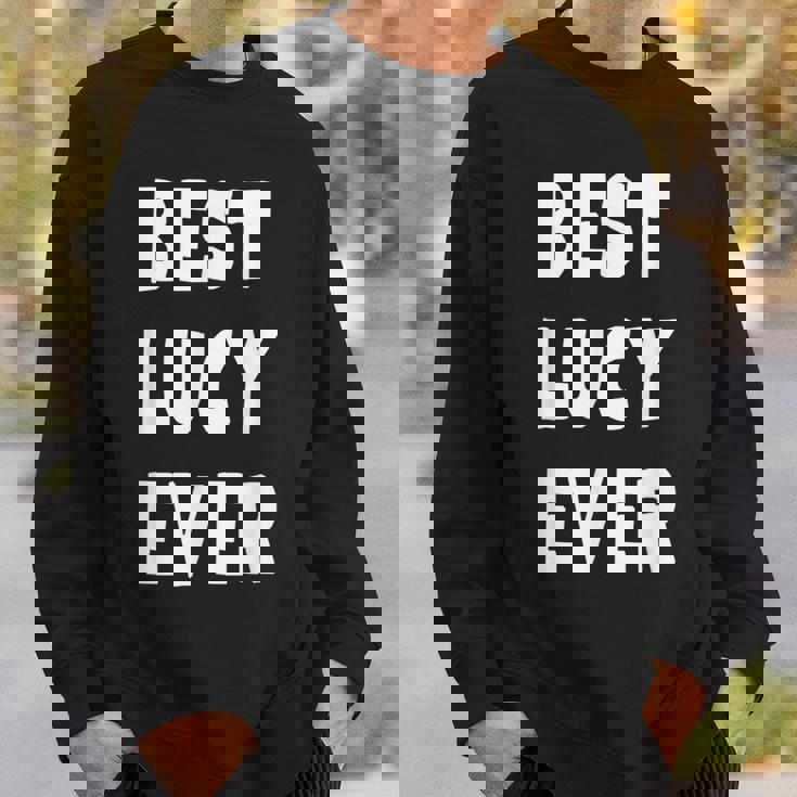 史上最高の Lucy スウェットシャツ 彼への贈り物