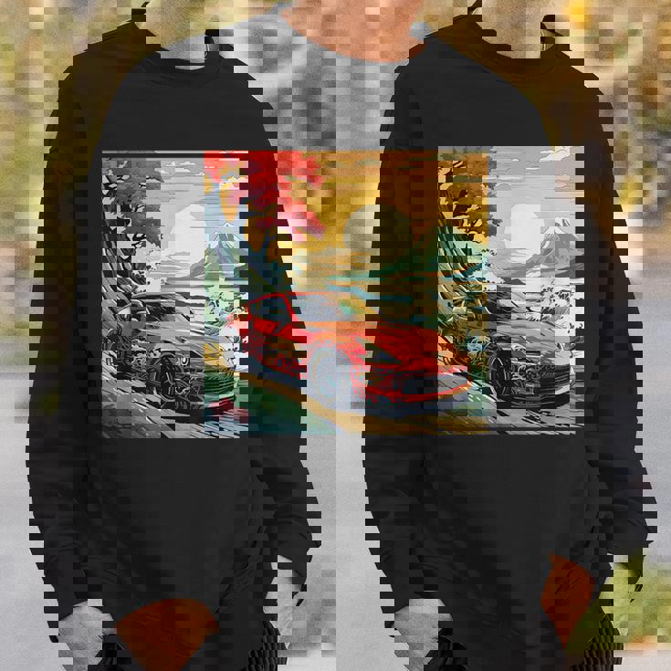 和風370z車 スウェットシャツ 彼への贈り物