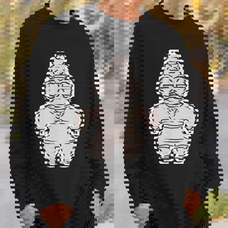 土偶 どぐう【ゆるフレンズ】遮光器土偶 歴史土器 イラスト スウェットシャツ 彼への贈り物