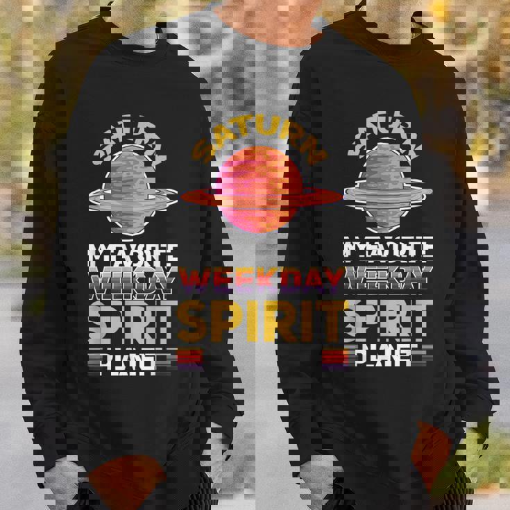 土星 惑星 土星の環 Weekday スウェットシャツ 彼への贈り物