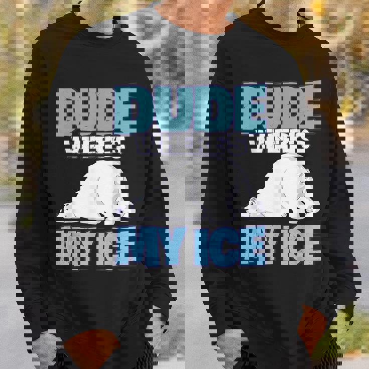 地球温暖化対策 シロクマ スウェットシャツ 彼への贈り物