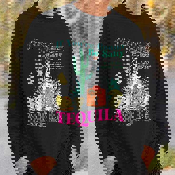 塩辛くなるならテキーラのサマーパーティーを持ってきて スウェットシャツ 彼への贈り物