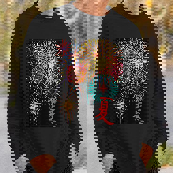 夏だね！花火だ！ スウェットシャツ 彼への贈り物