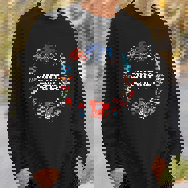 夏まつり かき氷 金魚 うちわ はっぴ りんごあめ 提灯 風鈴 ヨーヨー スウェットシャツ 彼への贈り物