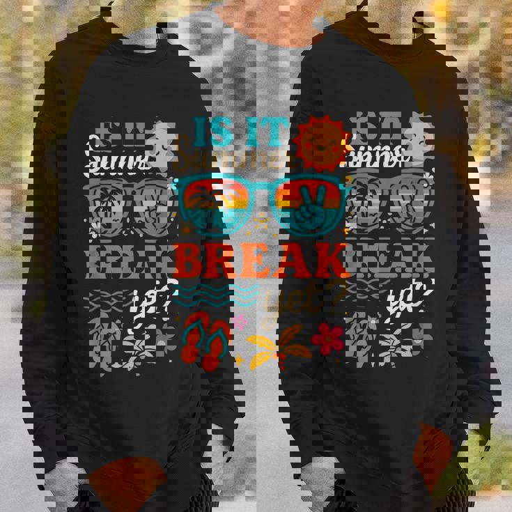 夏休みなのに、学校教師休暇の最終日 スウェットシャツ 彼への贈り物