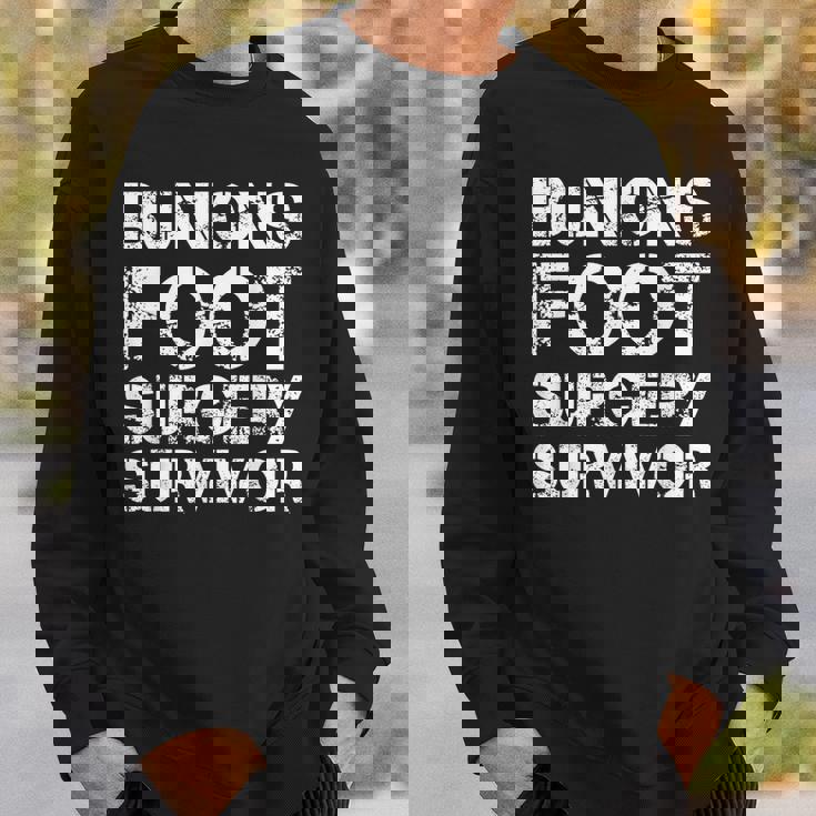 外反母趾足手術サバイバー スウェットシャツ 彼への贈り物