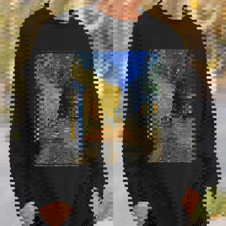 夜のカフェテラス ゴッホ 名画 レトロ スウェットシャツ 彼への贈り物