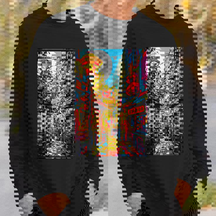 大阪シティポップ ステンドグラス 和美 スウェットシャツ 彼への贈り物